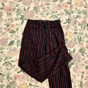 striped pants from Brandy Melville
